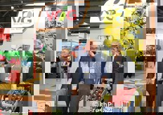 Jon Durham (International Pink Lady Alliance Limited), Peter Dall (Pomfruit Alliance) e Gerhard Dichgans (VOG).