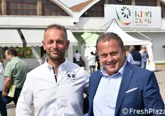 I due organizzatori di Agri Kiwi Expo, Roberto Morrillo e Vittorio Sambucci.