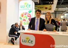 Giacomo Galdiero (amministratore delegato) e Serena Pittella (responsabile marketing) della AOP Luce.