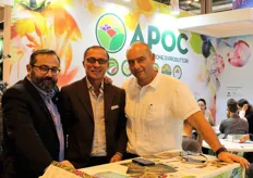 Rosario Ferrara (direttore coordinatore), Angelo Garofano (presidente) e Pietro Losito (socio) dell'Organizzazione di produttori APOC.