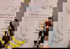 Elisabetta Pircher, corporate identity manager dell'azienda milanese Aduno Srl, specializzata in tessuti tecnici per colture protette del settore ortoflorovivaistico e al primo anno come espositore a Madrid.