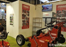 Forigo ha portato in fiera alcune attrezzature per la preparazione del terreno.