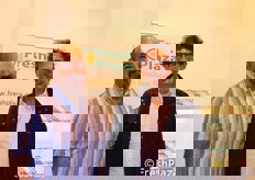 In visita allo stand di FreshPlaza, gli agronomi Orazio Casalino e Vito Vitelli.