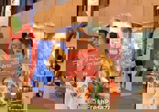 Si gioca con i selfie allo stand dell'associazione Portugal Fresh.