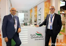 Per Italia Ortofrutta, il presidente Gennaro Velardo e il direttore Vincenzo Falconi.