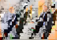 Per Italia Ortofrutta, il presidente Gennaro Velardo e il direttore Vincenzo Falconi.