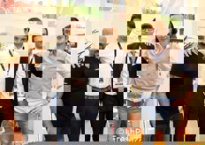 Michael Anis, Luca Maistrelli, Andrea Dominici e Nicola Danieli per Solena Italia.