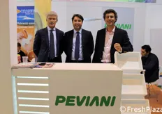 Ettore Guzzi (responsabile vendite Gdo Italia), Leonardo Oggiano (area manager) e Marco Bramini della Peviani di Siziano (PV).