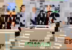 Ettore Guzzi (responsabile vendite Gdo Italia), Leonardo Oggiano (area manager) e Marco Bramini della Peviani di Siziano (PV).