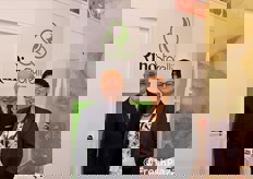 Il dott. Rino Storelli (titolare) e Maria Grazia Di Benedetto della Dott. Rino Storelli di Bisceglie (BT).