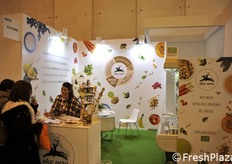 Mariana Milosevic allo stand Alce Nero.