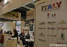 Le aziende comprese nello stand collettivo italiano.