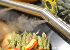 Soluzioni per umidificare la verdura nei punti vendita.