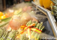 Soluzioni per umidificare la verdura nei punti vendita.