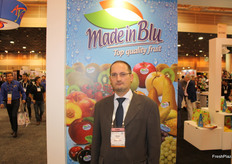 Demis Gurini allo stand Made In Blu.