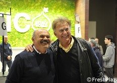 Farinetti con il conduttore televisivo Red Ronnie.