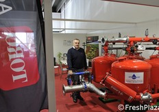 Claudio Pavan, rappresentante Toro per sistemi di irrigazione.