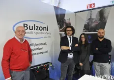 Agostino Cecchinato, Roberto Bulzoni, Ida Formigoni e Daniele Chendi presso la Bulzoni, azienda specializzata in controlli per irroratrici, sensibilizzazione, sperimentazione.