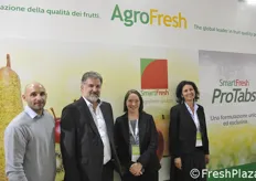 Manuele Bettin, Ivo Secchi, Els Craenev e Flavia Succi di Agrofresh.