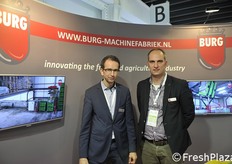 Rene Koster e Arie Verhoep, per Burg, azienda dei PAesi Bassi che si occupa di lavorazione frutta.
