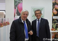 Amici in fiera: Luciano Trentini e Giovanni Zanzi.