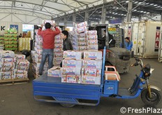 Non tutti i pallets riescono perfetti (notare sulla sinistra)