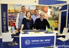 Il team della Savino Del Bene, una tra le piu' grandi compagnie di spedizioni al mondo, specializzata nel trasporto intermodale, con particolare attenzione ai container reefer.