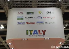 La collettiva di Italy, nella Hall 2.2., con oltre 70 imprese aderenti.