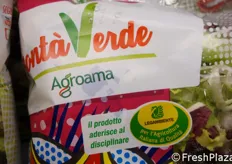 Bontà Verde è il nuovo brand che identifica i prodotti di IV gamma della cooperativa Agroama con sede a Sezze (LT), nell'Agro pontino. Il prodotto espone anche il marchio Legambiente.