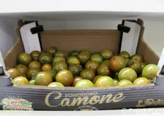 "Pomodoro commercializzato a marchio Camone, che rientra nella linea "NaturCuore – Pomodori di Sardegna"."