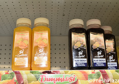 Estratti di frutta che mantengono gusto e proprietà della materia prima grazie alla tecnologia di lavorazione HPP, ad alta pressione.