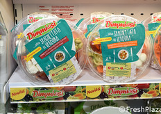 Spaghetti vegetali pronti all'uso.