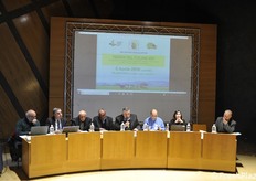 Un momento del convegno a Celano, sulla Patata del Fucino Igp, 5 aprile 2018