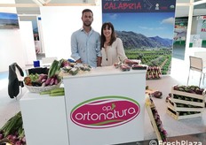 OP Ortonatura. Da sx. Domenico Falcone e Carmelina Giampa'