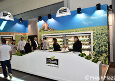 Lo stand Florette: insalate e verdure fresche pronte all'uso.
