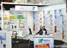 Presso lo stand Gesag troviamo anche BDFup, banca dati agrofarmaci.