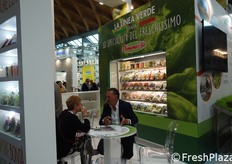 Lo stand de La Linea Verde, lo specialista del freschissimo.