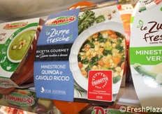 Alcune referenze hanno ottenuto il riconoscimento Eletto Prodotto dell'Anno, come nel caso di questa zuppa fresca con ricetta gourmet.