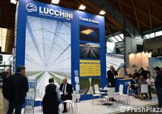 Lo stand della Idromeccanica Lucchini, oltre 70 anni di storia nelle soluzioni avanzate per la serricoltura.