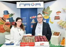 Marika Recchia e Alessandro Valenzano in rappresentanza di Nava Srl.
