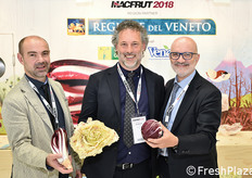 Arrigoni, Daminiato e Bello' con i principali radicchi veneti.
