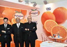 Da sinistra: Paolo, Biagio e Vincenzo Parlapiano.