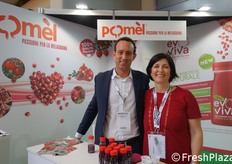 Marco Pozzi (Amministratore unico e Responsabile vendite Pomèl), insieme alla consorte Silvia.