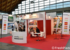 Lo stand del retailer tedesco REWE.