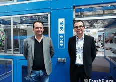 TECO, macchine per imballaggi. Roberto Valdrè (dir. comm.le), Pier Paolo Calderoni (titolare).