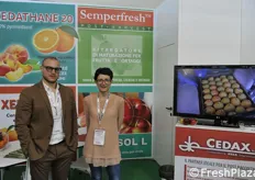 Andrea Bosi e Ilaria Crescentini hanno presidiato lo stand Cedax.