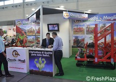 LO stand di Checchi&Magli, azienda emiliana che realizza attrezzature di precisione per l'orticoltura.