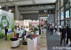 Lo stand di Conip era in una zona di forte passaggio.