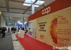 Lo stand Coop.