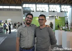 Visitatori in Fiera: Marco Bastoni (Isi Sementi) e Davide Bertarelli.